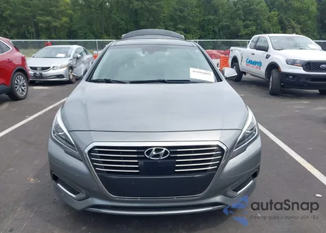 2017 Hyundai Sonata Hybrid Limited из США, поврежденный, VIN KMHE34L11HA060198